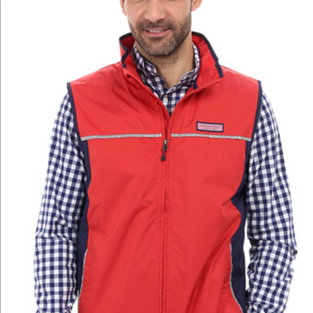 Vineyard Vines Nor’easter Rain Vest Sz S